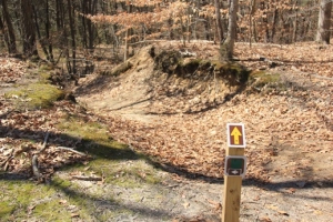 Arrows point to trail connectors.